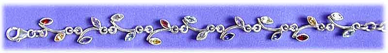Anh�nger Sterling-Silber/Aquamarin