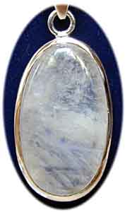 Anhnger Sterling-Silber/Mondstein