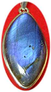 Anhnger Sterling-Silber/Labradorit