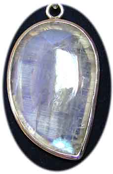 Anhnger Sterling-Silber/Mondstein