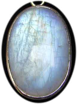 Anhnger Sterling-Silber/Mondstein