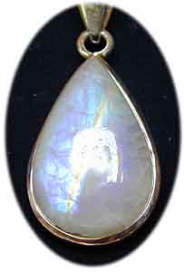 Anhnger Sterling-Silber/Mondstein