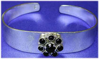Armreif schwarzer Onyx