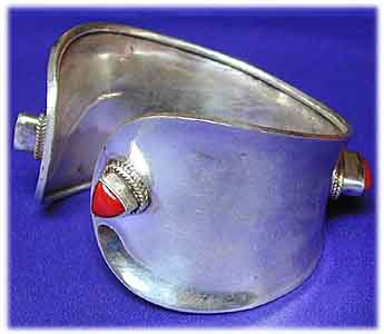 Design Armreif Sterling-Silber/Trkis/Korallen