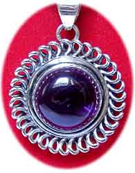 Design Anhnger Amethyst